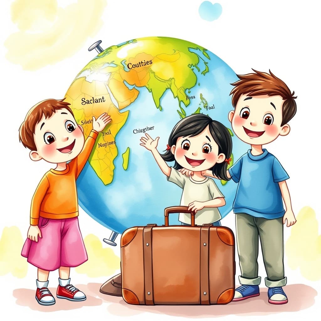 Ontdekkingsreis - Ontdek de Wereld | Educatief Spel voor Kinderen