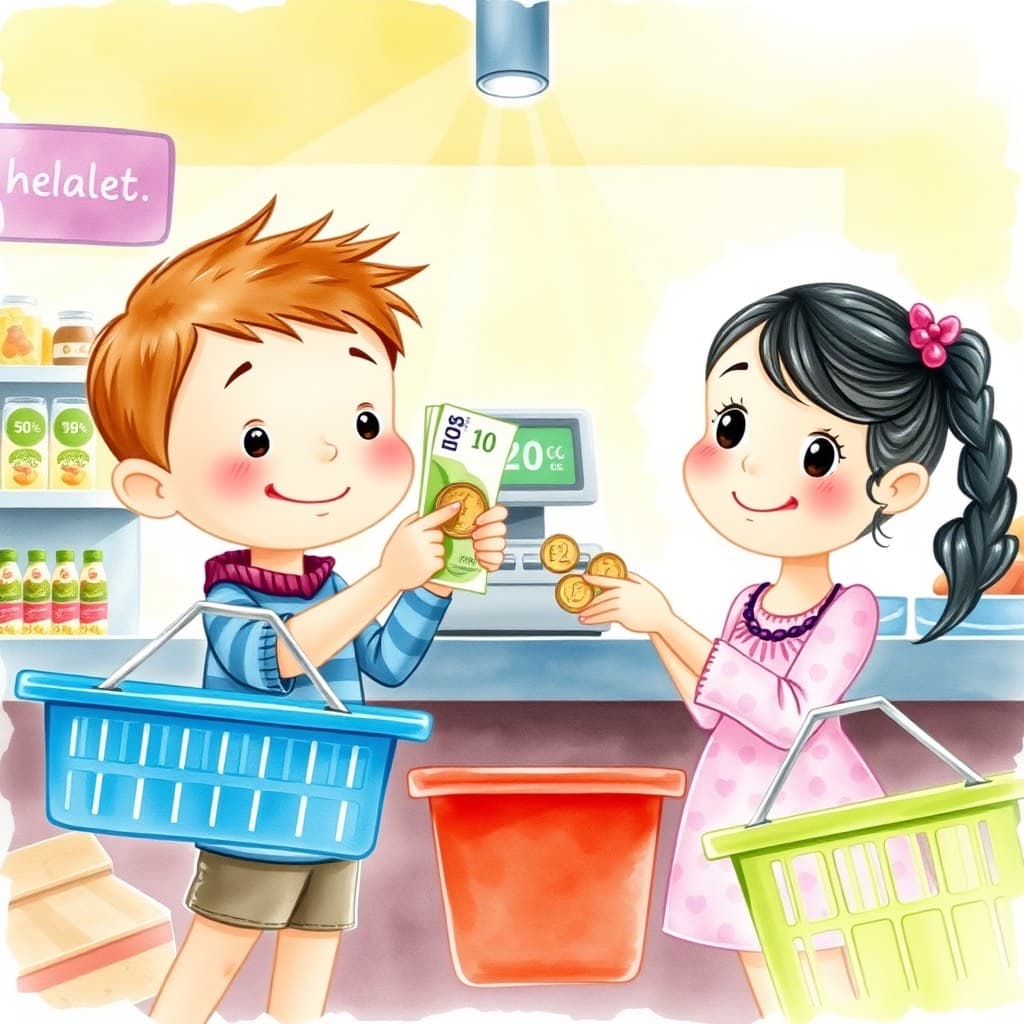 🛒 Supermarkt Spelletje - Boodschappen & Betalen