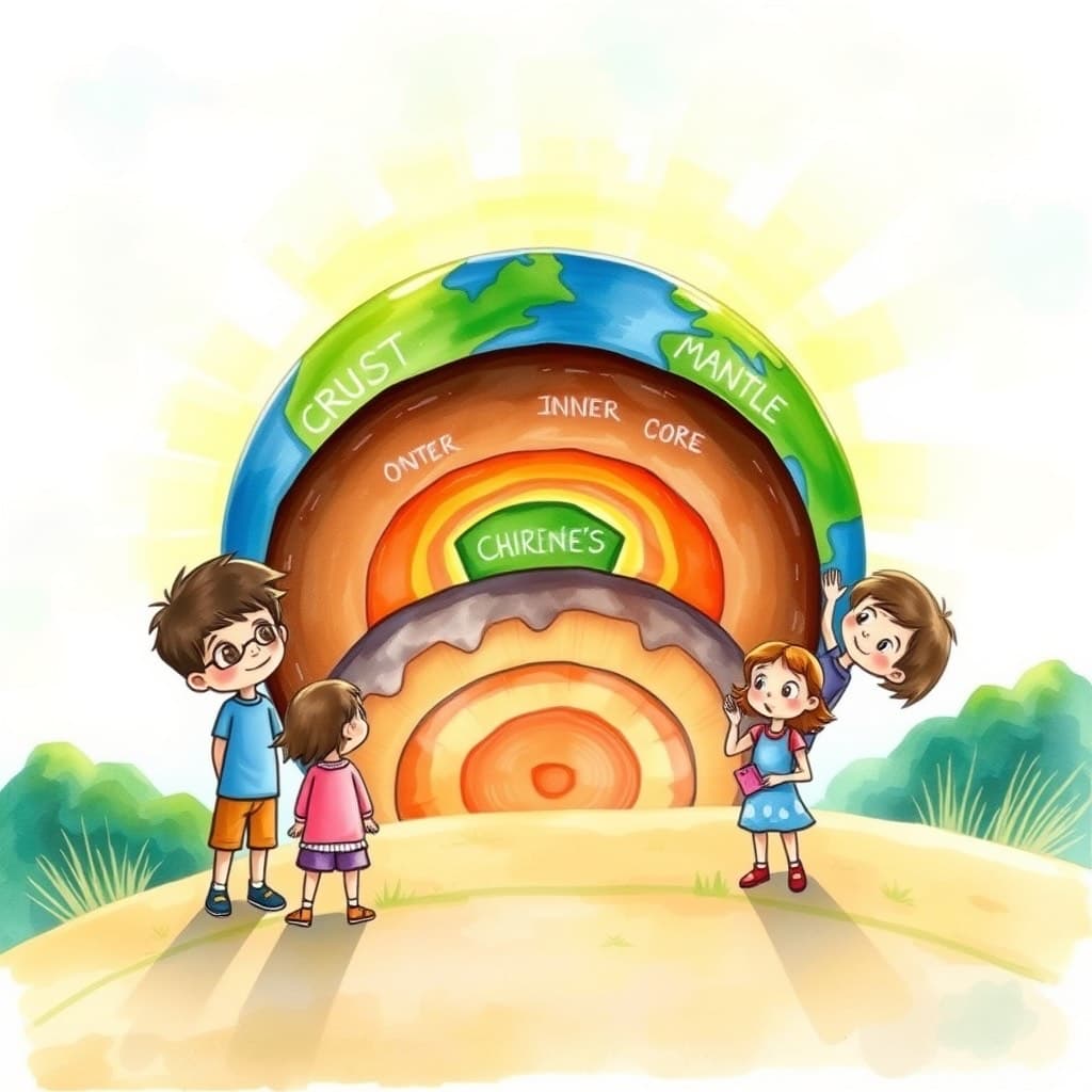Aardlagen Ontdekker: Reis Naar het Centrum van de Aarde! - Educatief 3d Spel