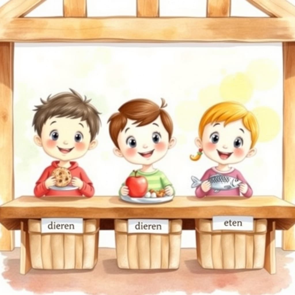 Dieren Of Eten? Sorteer Spel